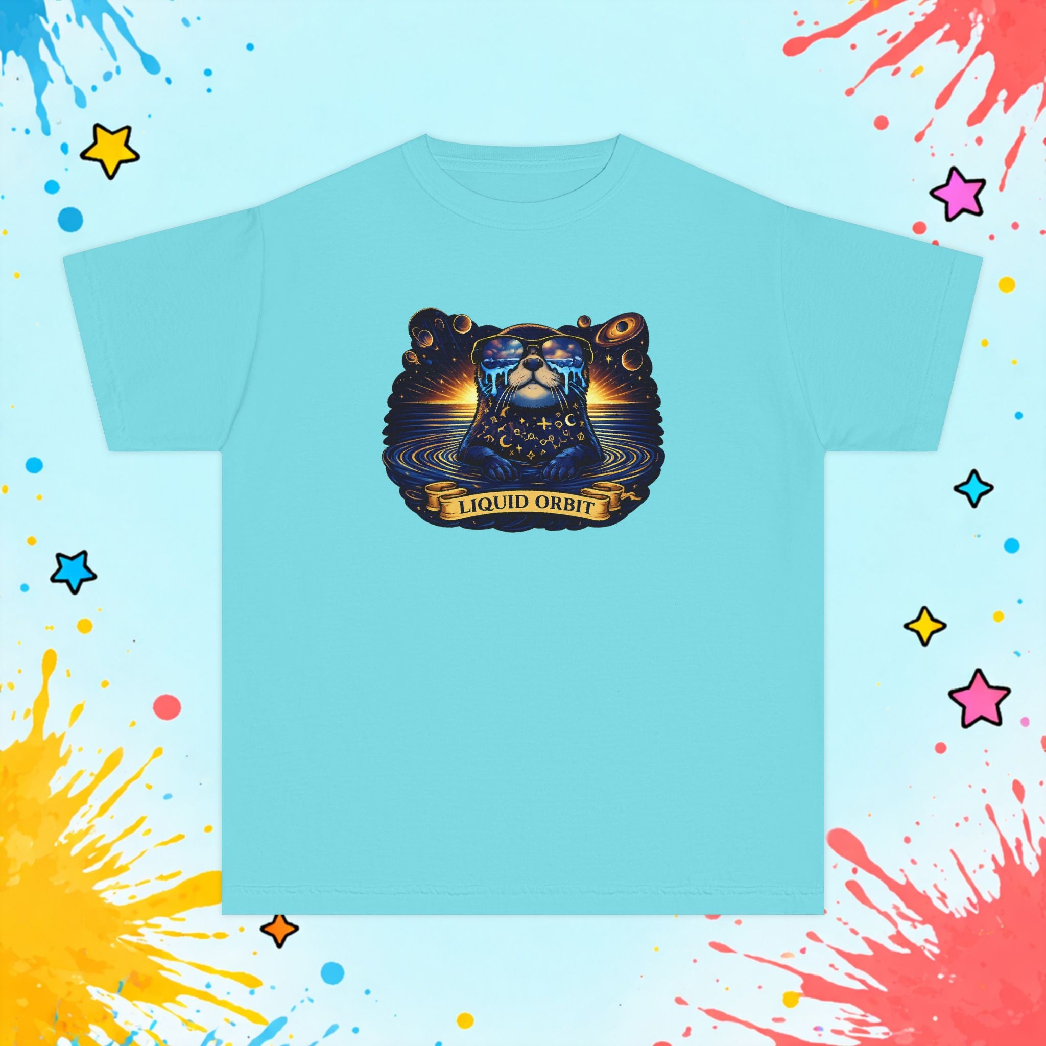 'Liquid Orbit' Kids Graphic Tee