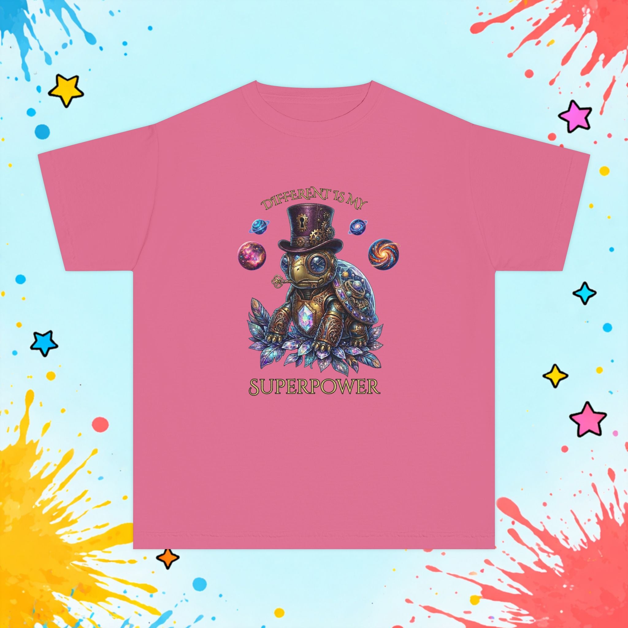 'Different Is My Superpower' Kids Graphic Tee