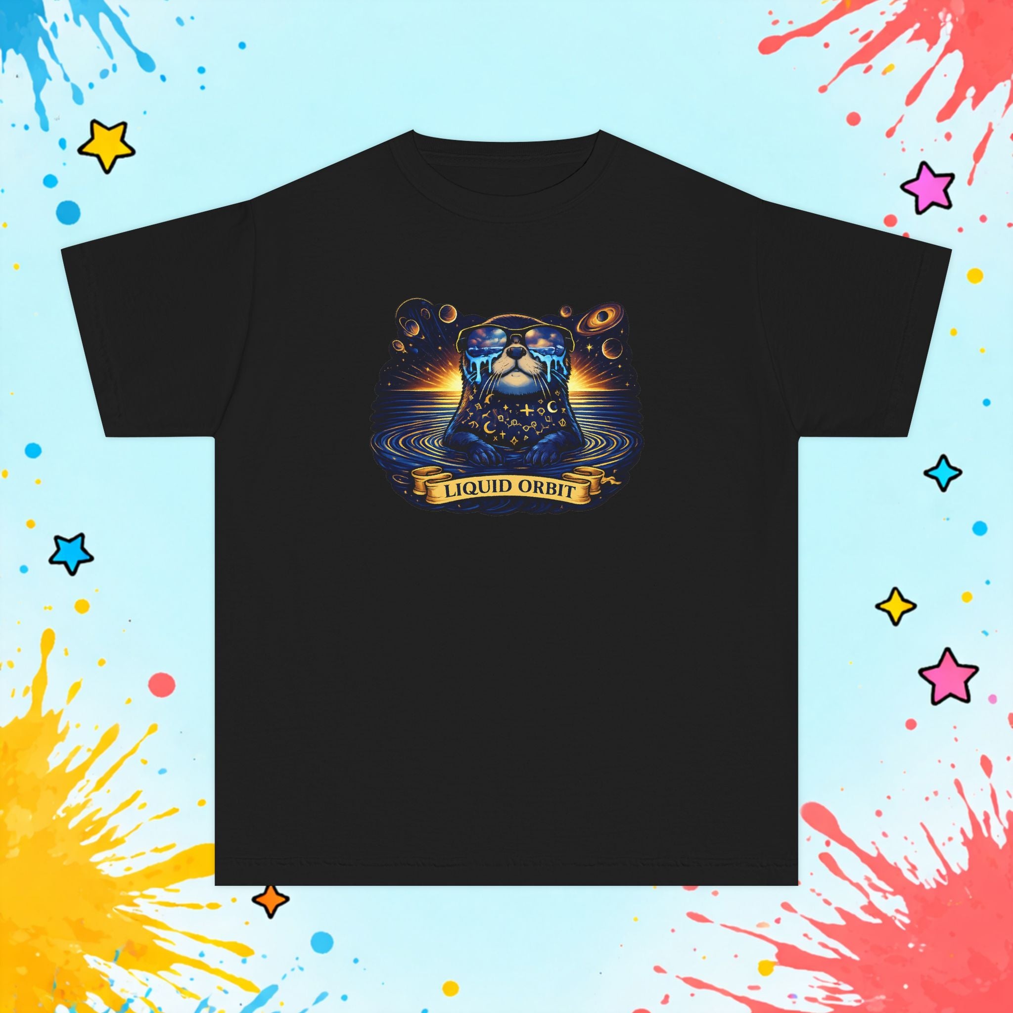 'Liquid Orbit' Kids Graphic Tee
