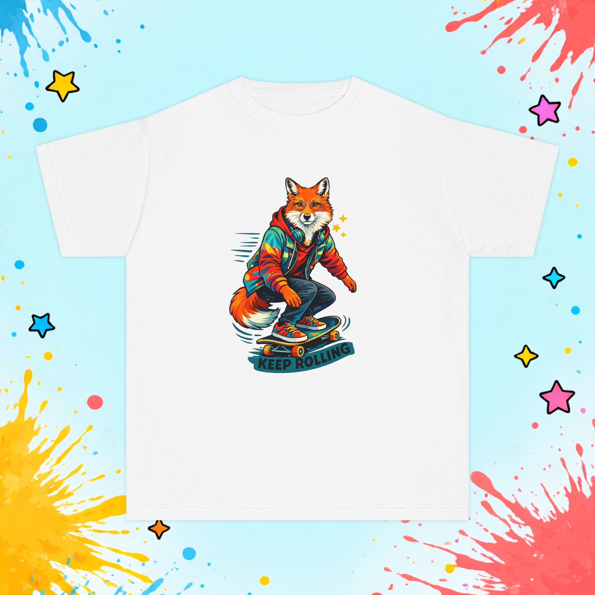 'Keep Rolling' Kids Graphic Tee