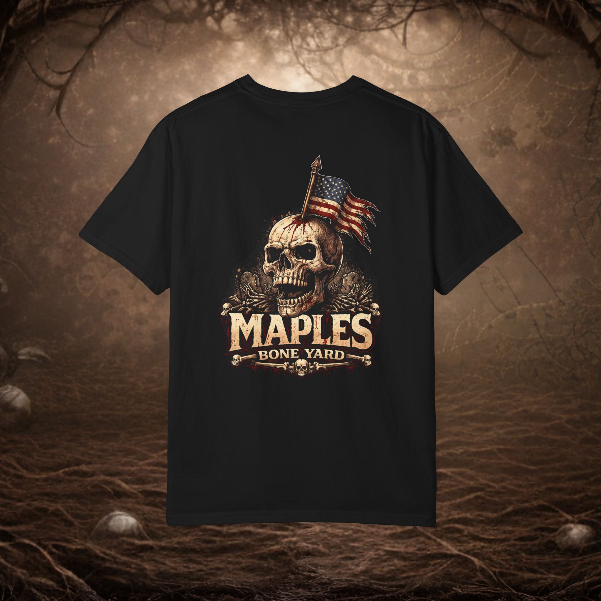 'Patriotic Skull' Graphic Tee