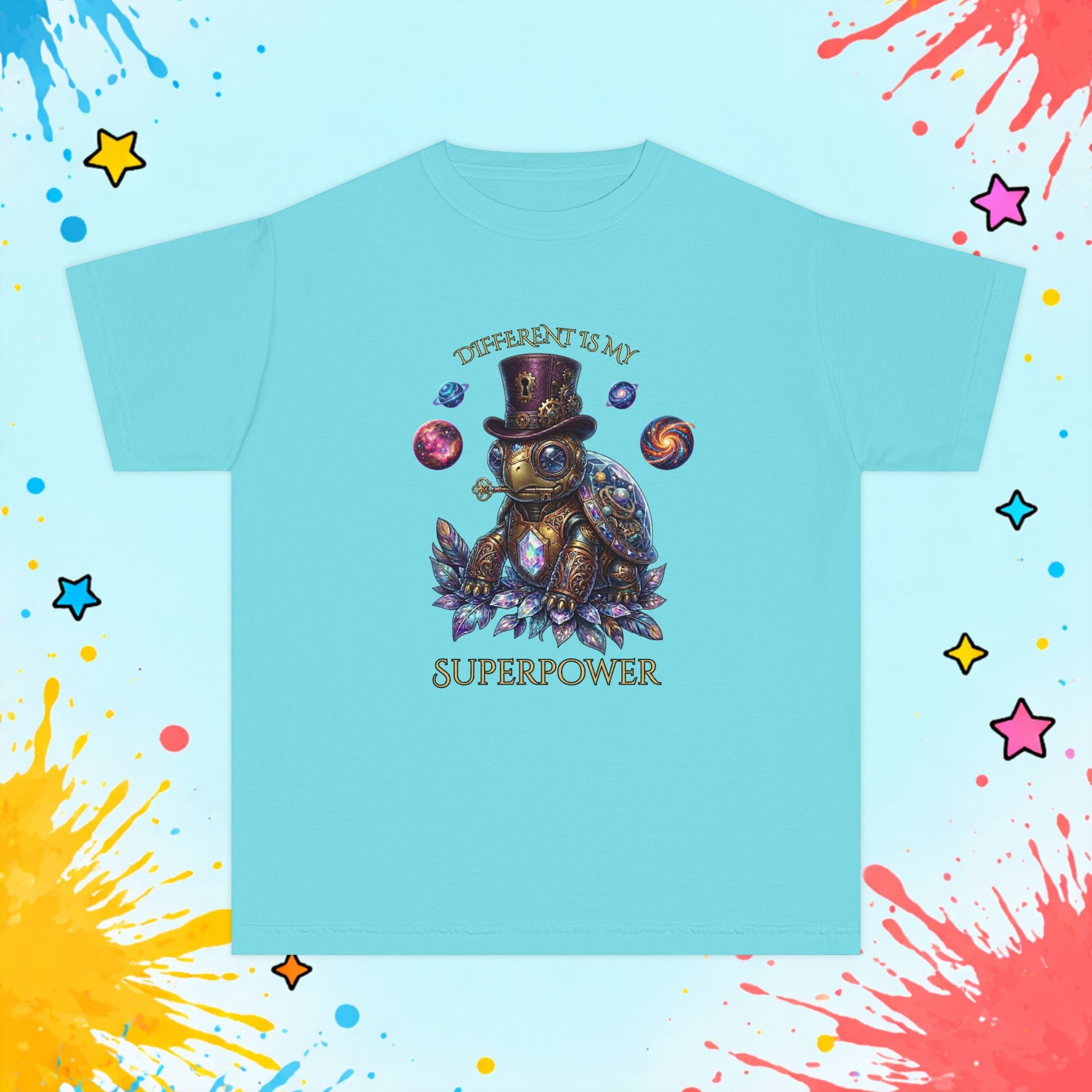 'Different Is My Superpower' Kids Graphic Tee