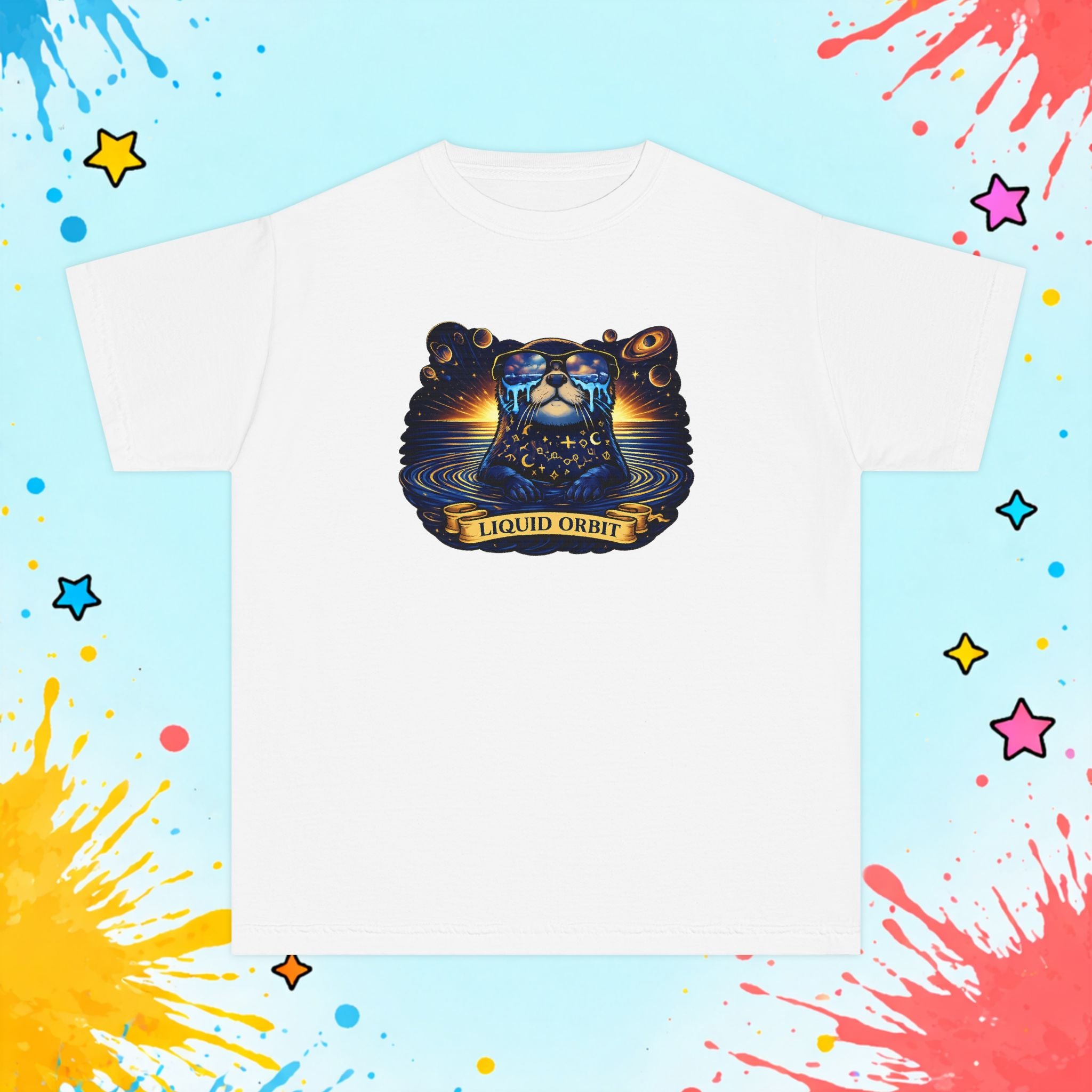 'Liquid Orbit' Kids Graphic Tee