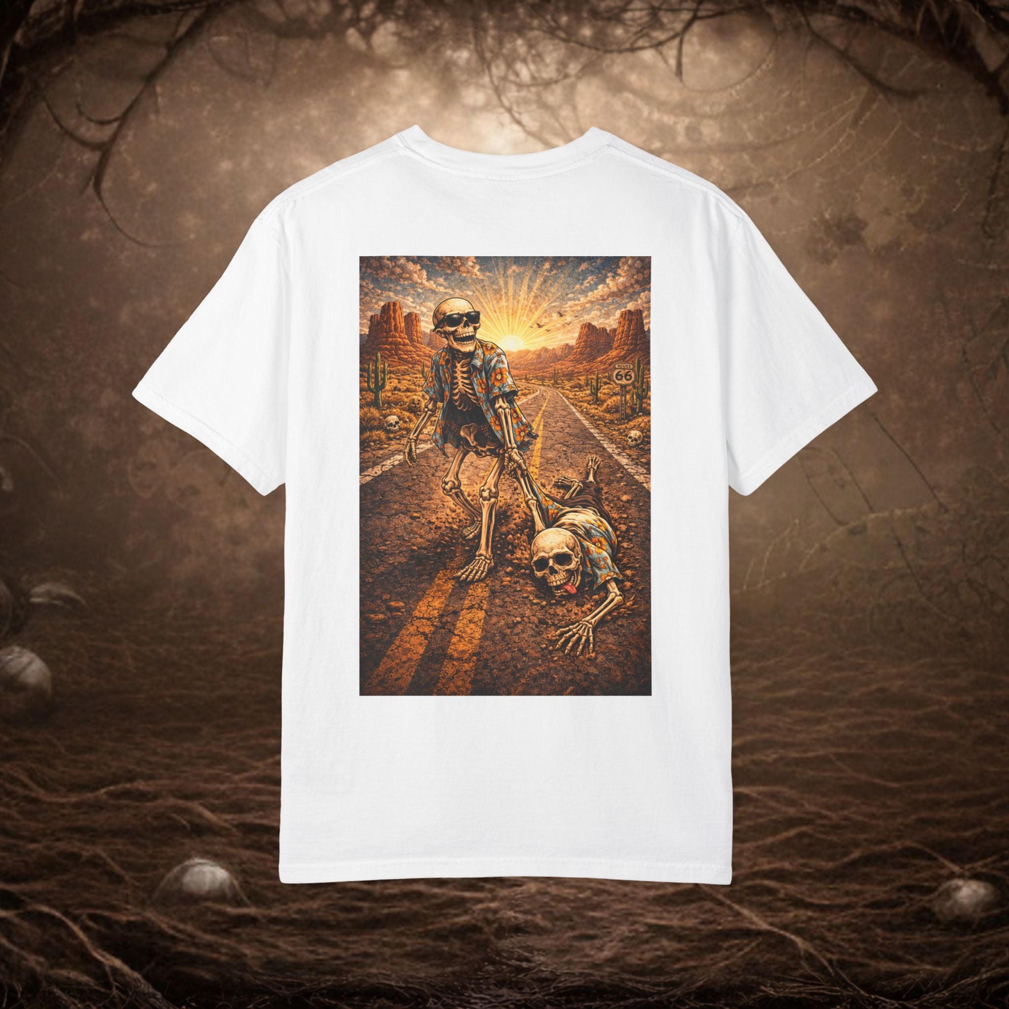 'Skeleton Road Trip' Graphic Tee