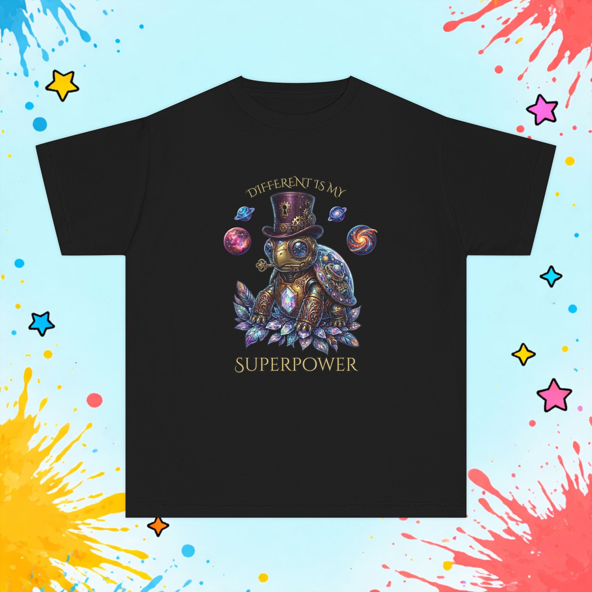 'Different Is My Superpower' Kids Graphic Tee