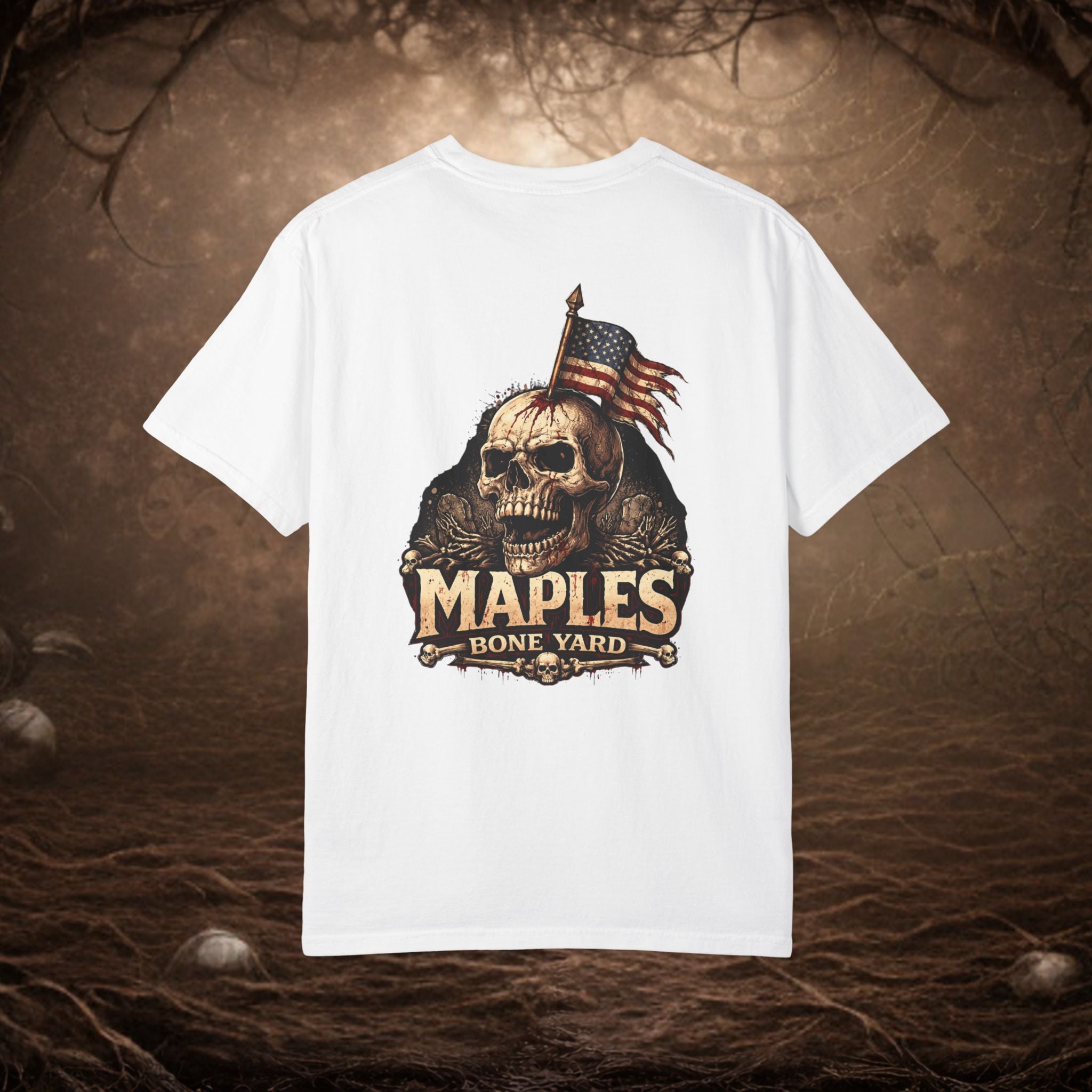 'Patriotic Skull' Graphic Tee