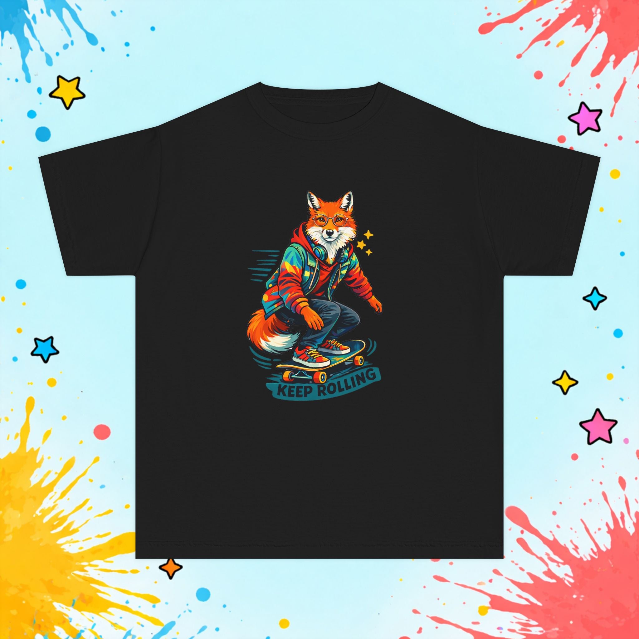 'Keep Rolling' Kids Graphic Tee