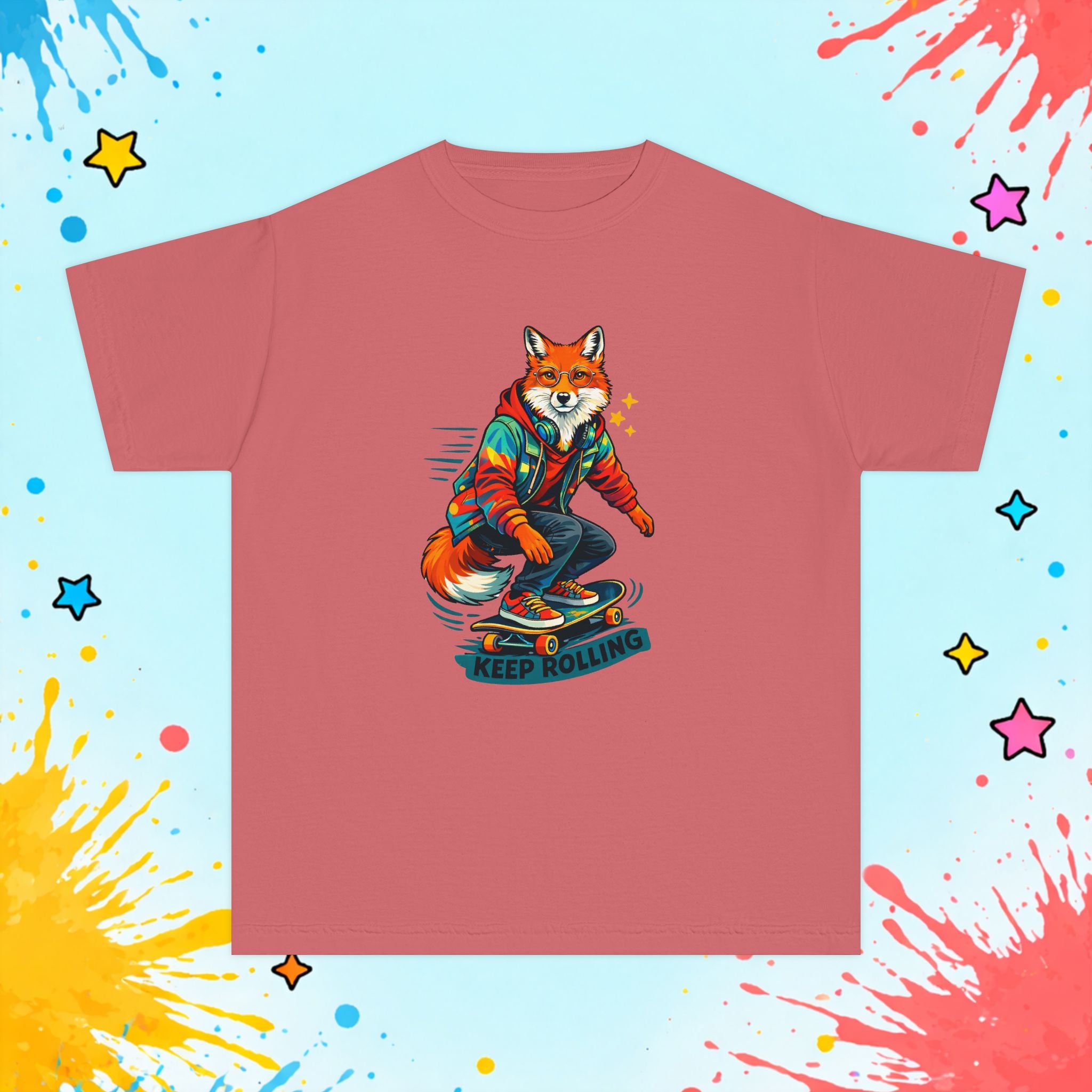 'Keep Rolling' Kids Graphic Tee