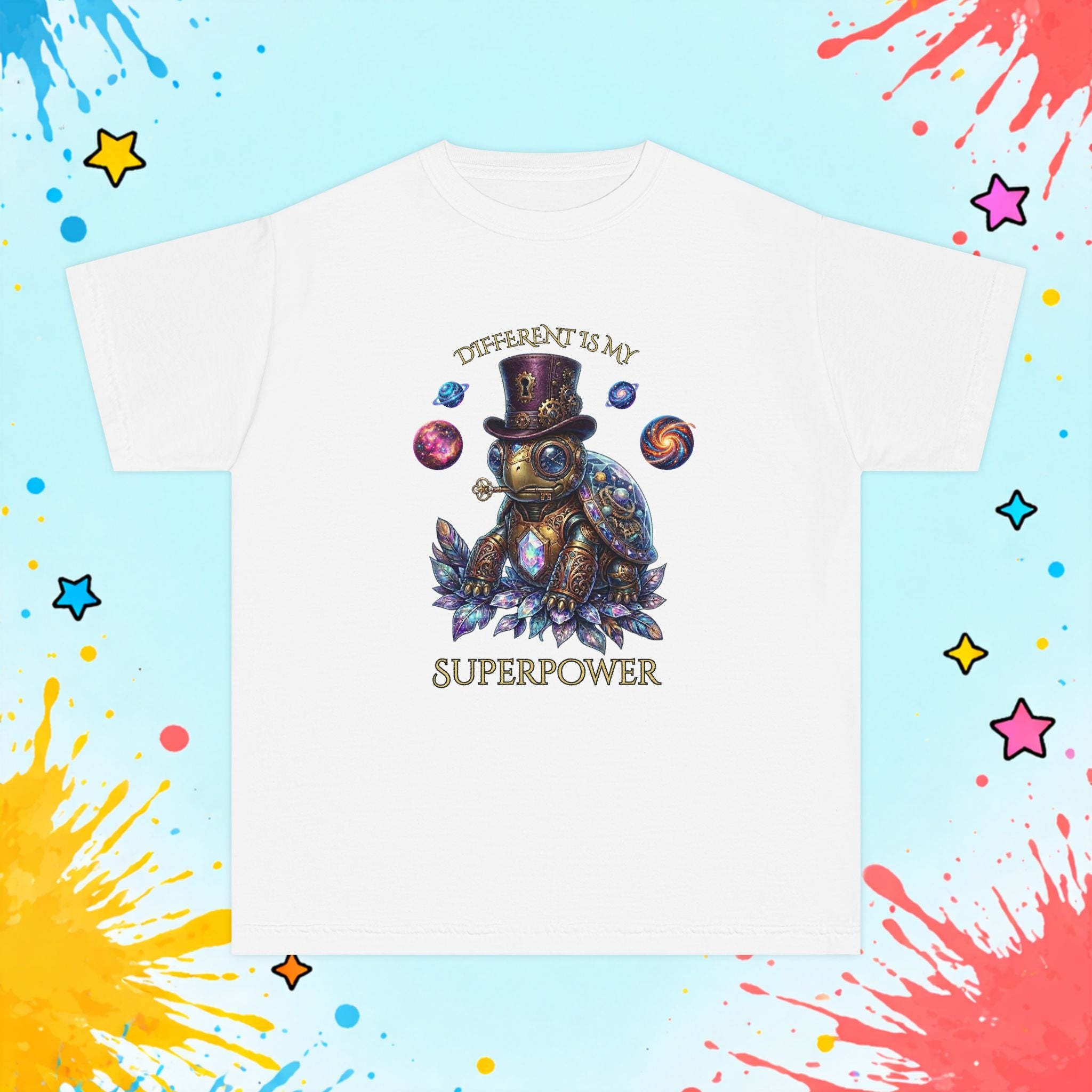 'Different Is My Superpower' Kids Graphic Tee