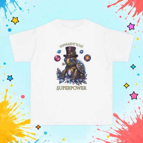 'Different Is My Superpower' Kids Graphic Tee