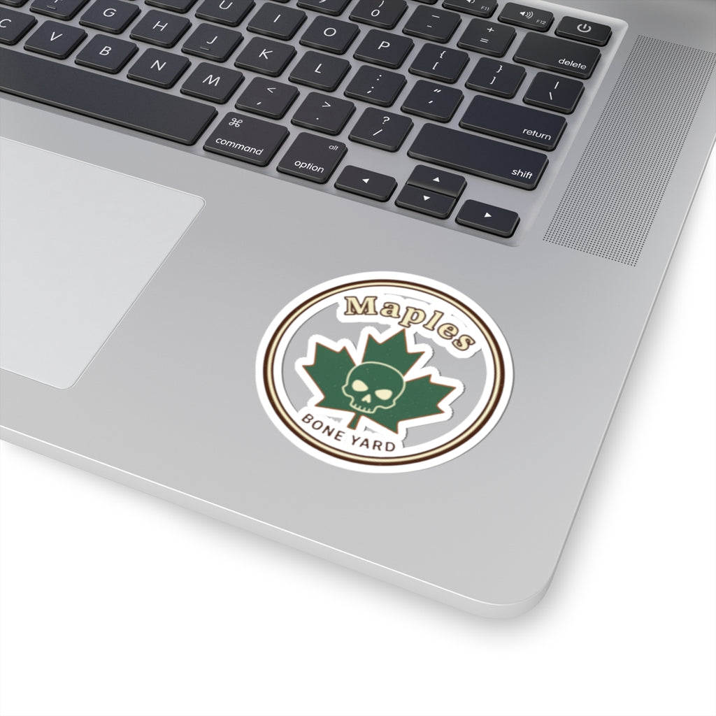 'Maples Bone Yard' Logo Sticker