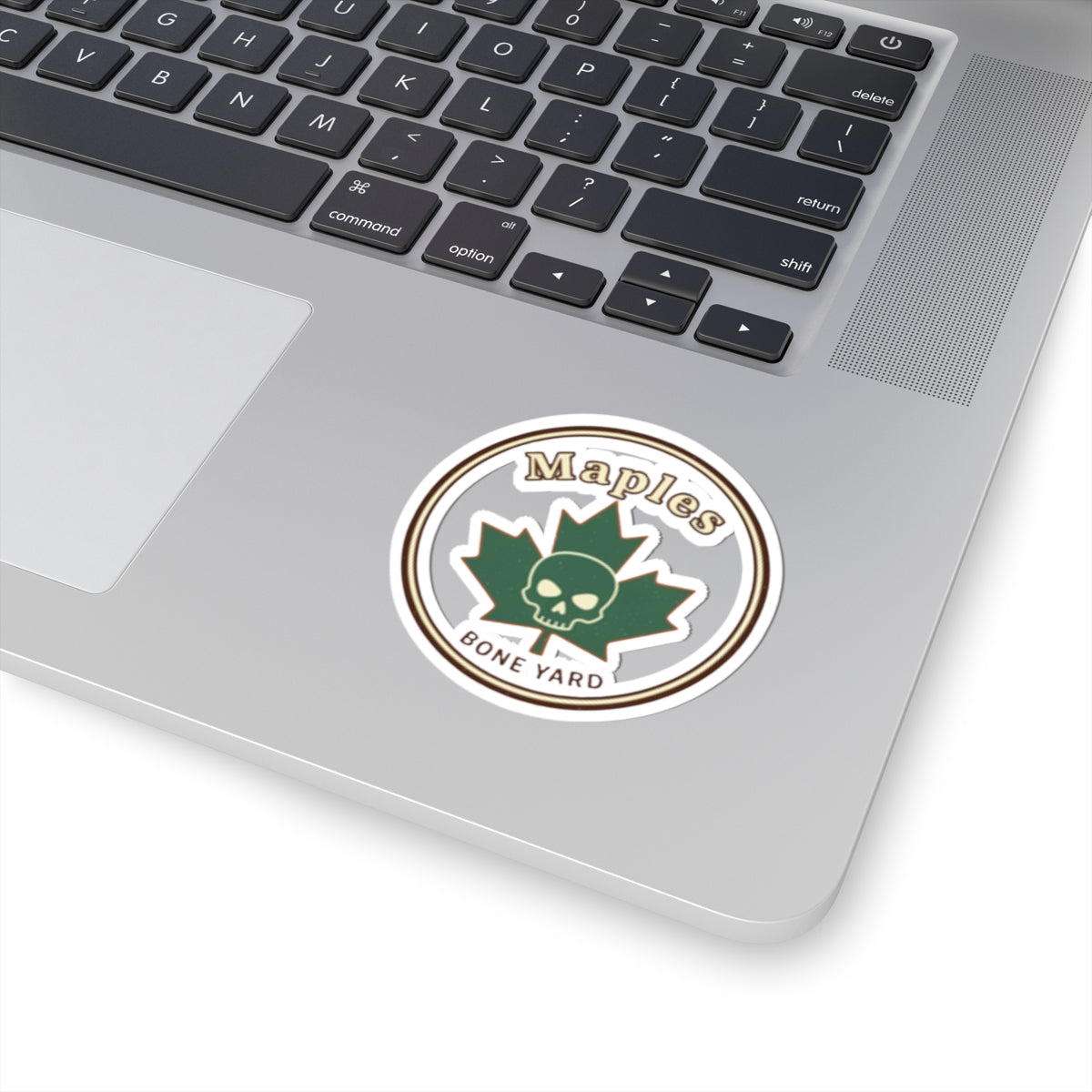 'Maples Bone Yard' Logo Sticker