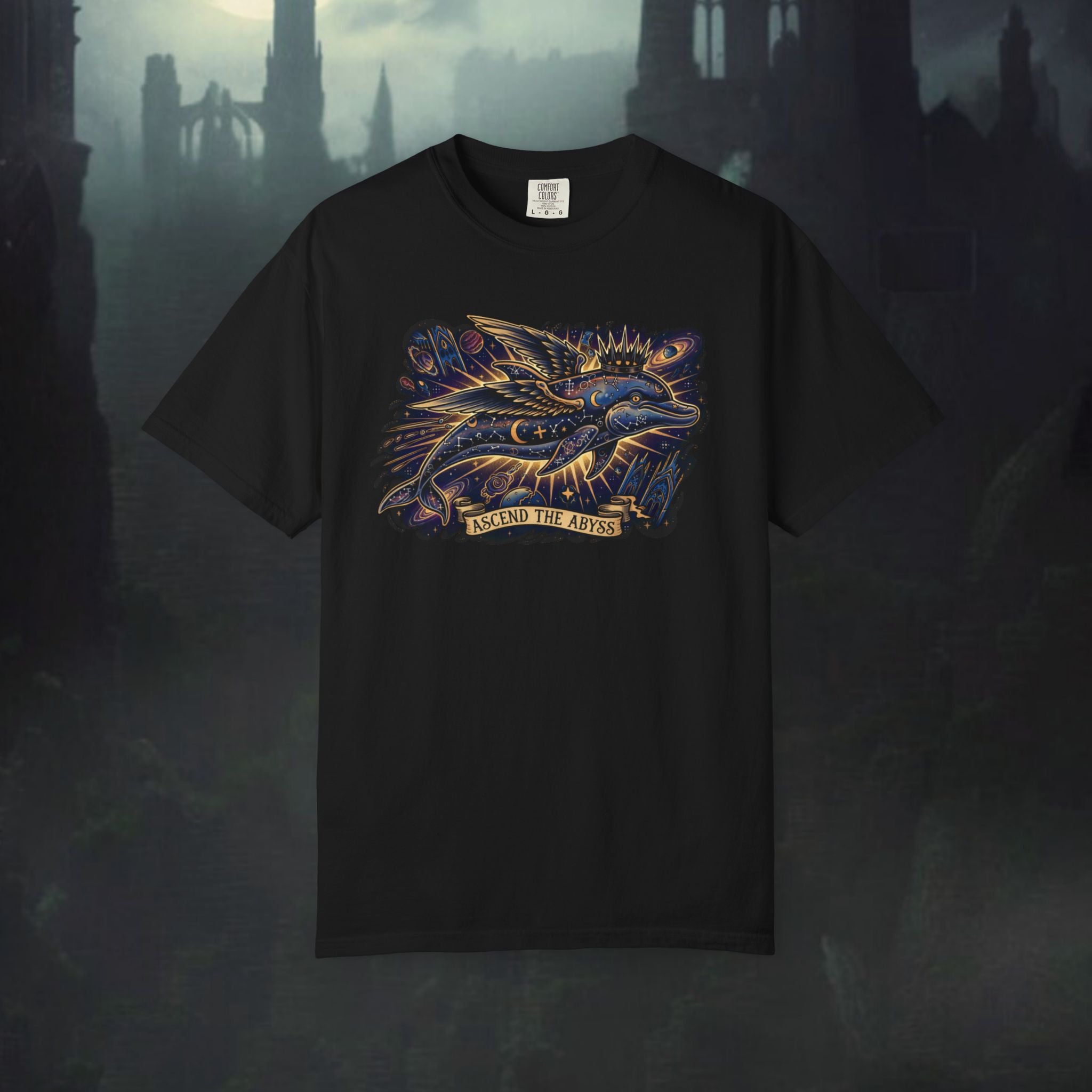 'Space Dolphin' Graphic Tee