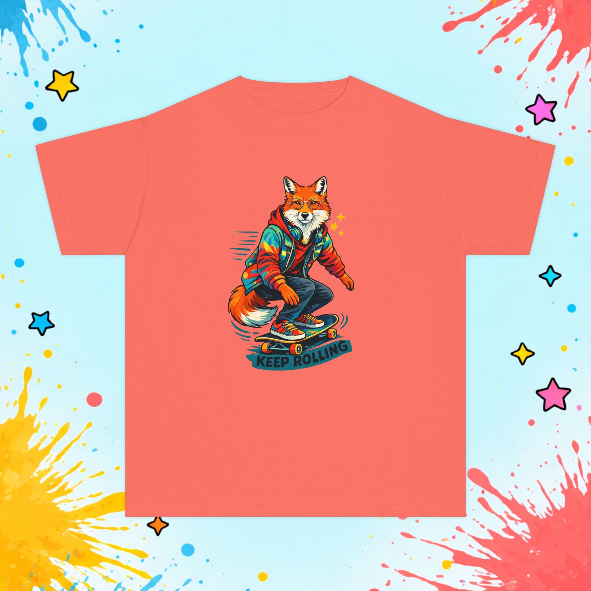'Keep Rolling' Kids Graphic Tee