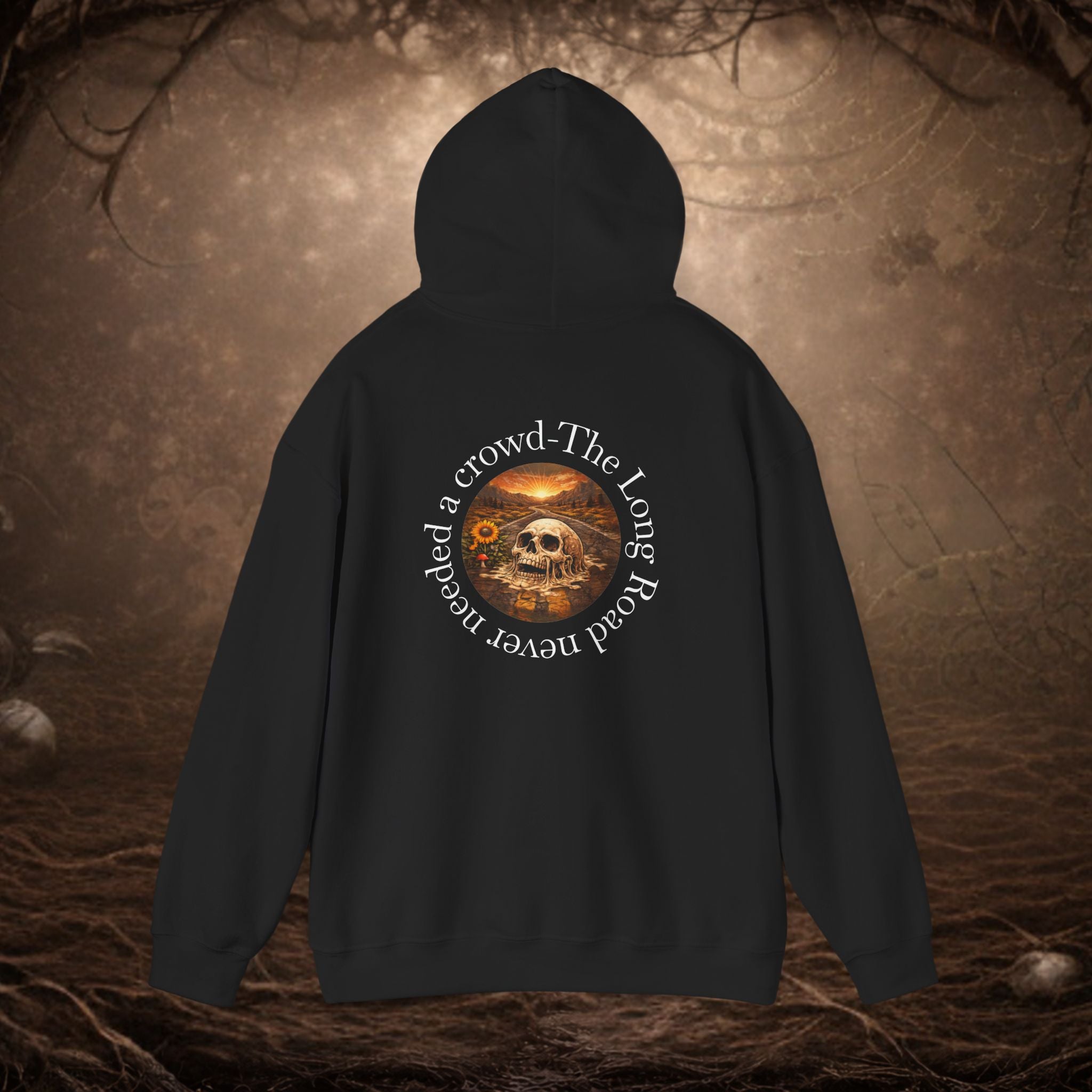 'Never Needed a Crowd' Graphic Hoodie