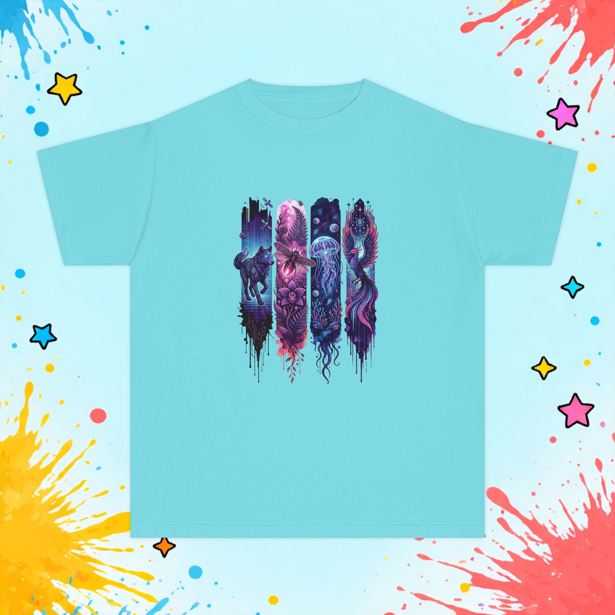 'Born Curious, Raised Wild' Kids Graphic Tee