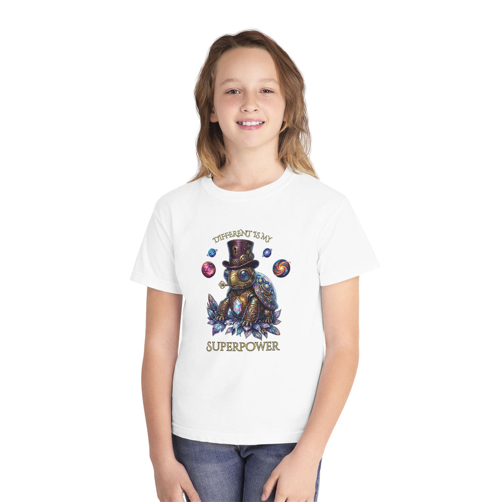 'Different Is My Superpower' Kids Graphic Tee