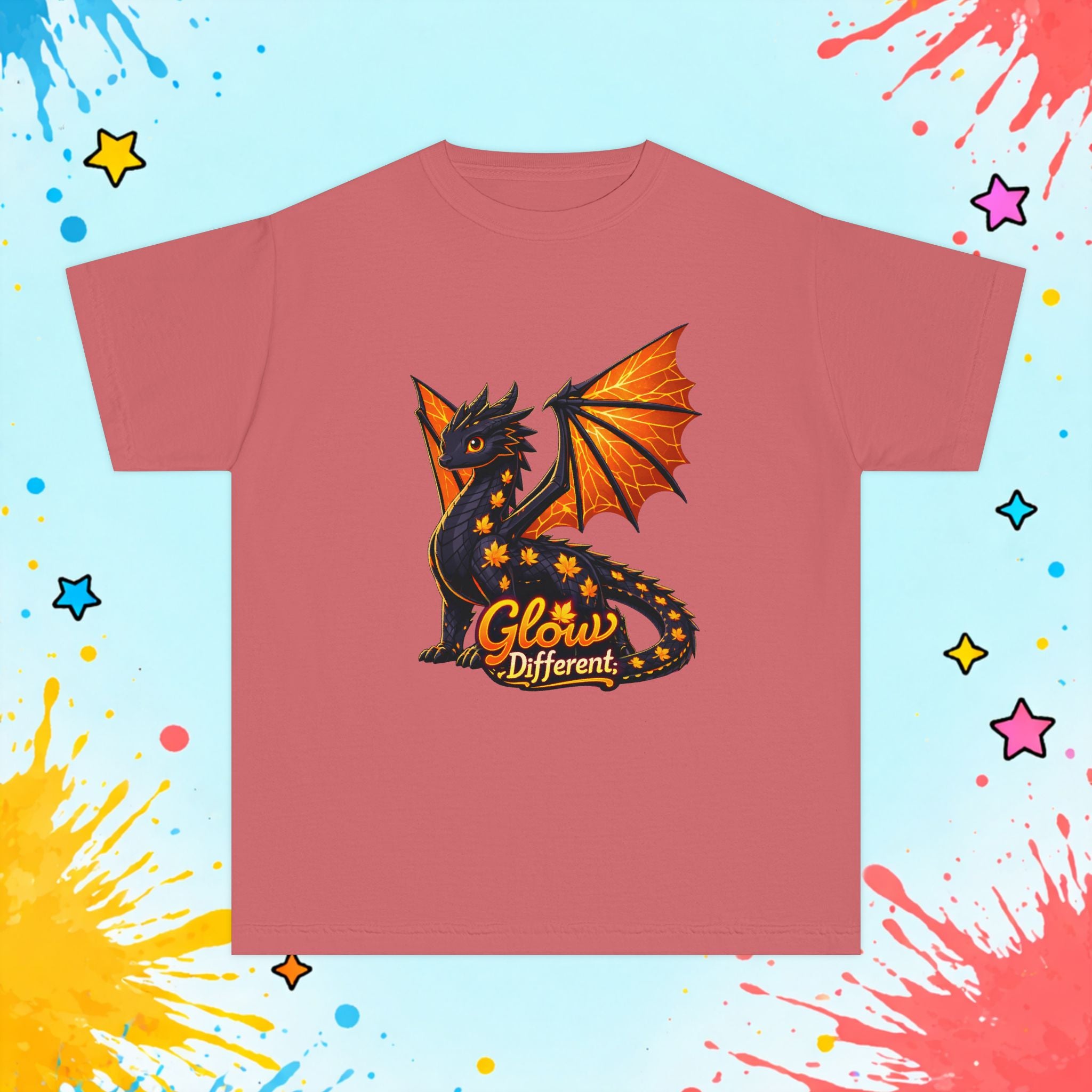 'Glow Different' Kids Graphic Tee