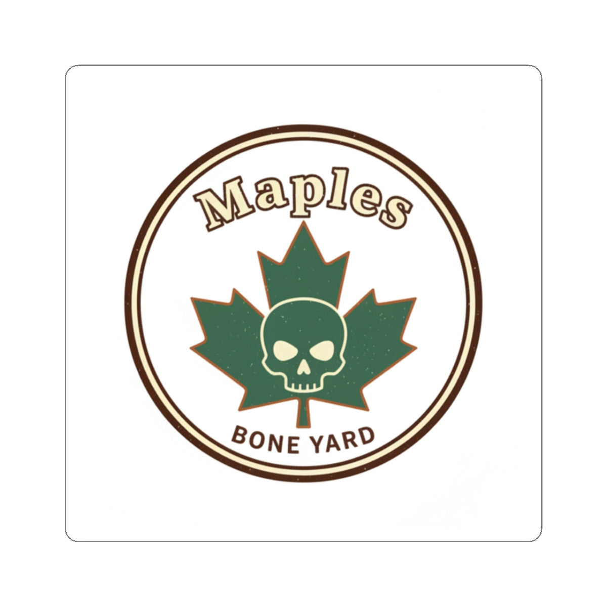 Maples Bone Yard Vinyl Decal
