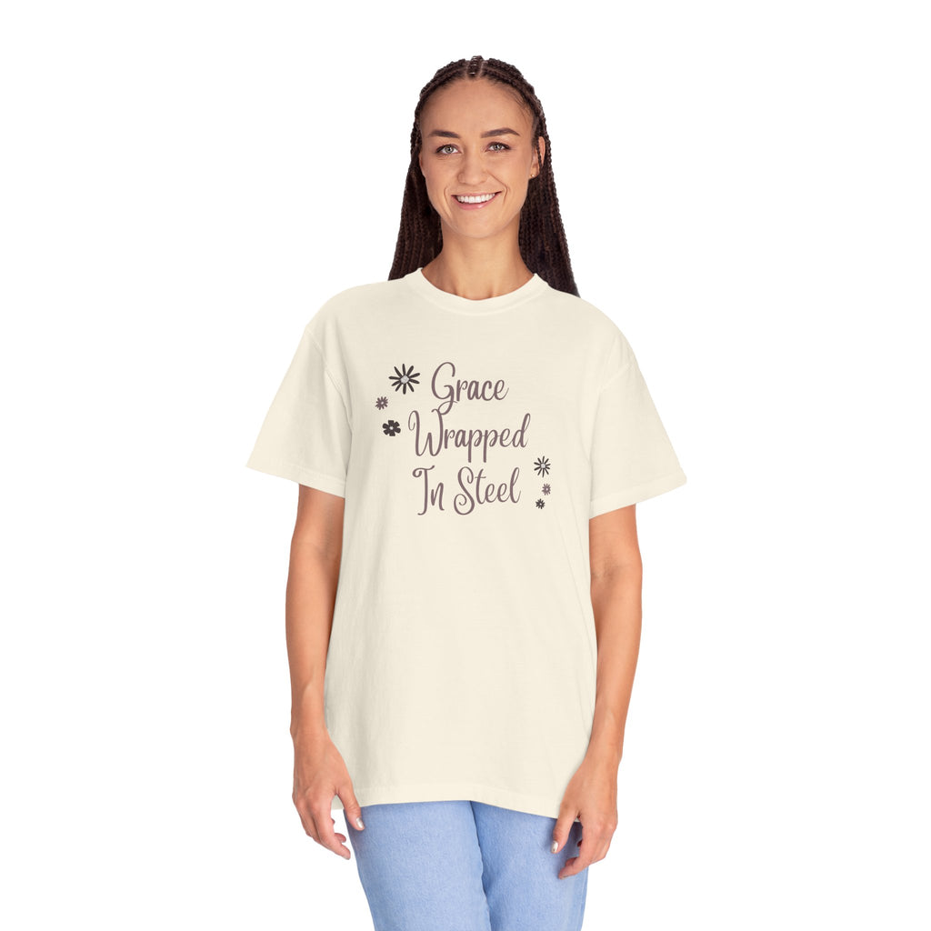 'Grace Wrapped in Steel' Graphic Tee