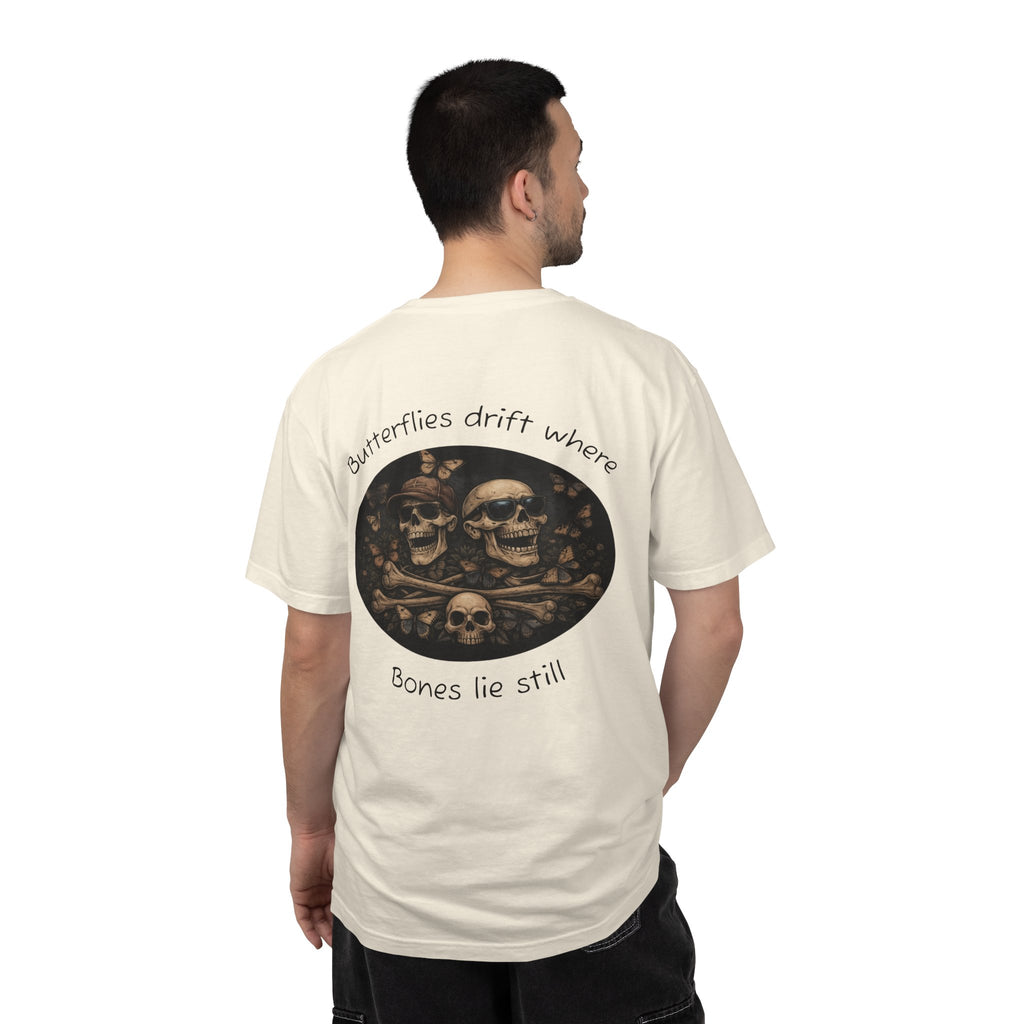 'Butterflies Drift Where Bones Lie Still' Graphic Tee