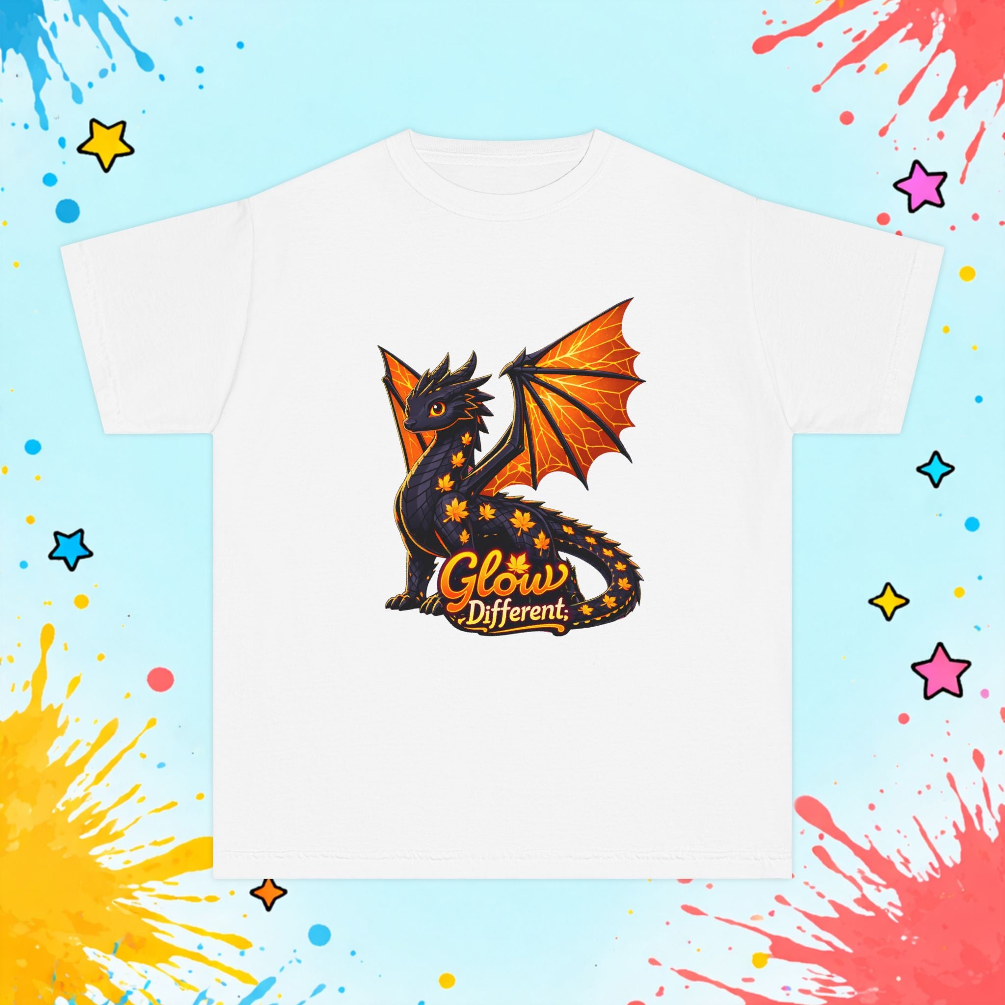 'Glow Different' Kids Graphic Tee