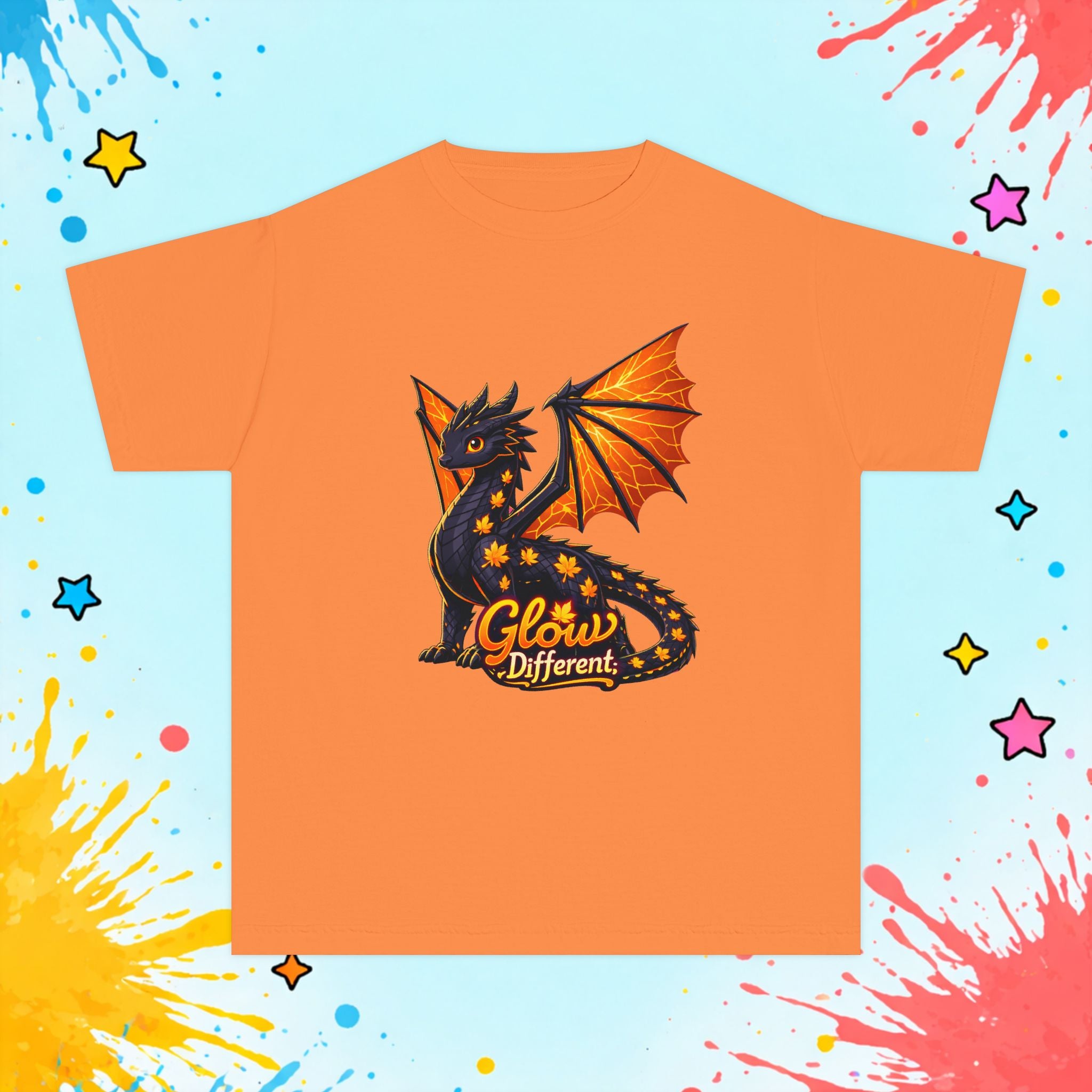 'Glow Different' Kids Graphic Tee
